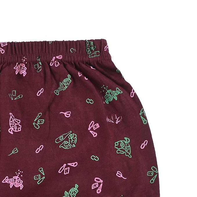 Cotton Printed Multicolor Bloomer Innerwear for Girls Comfortable & Durable Soft Panties Underwear