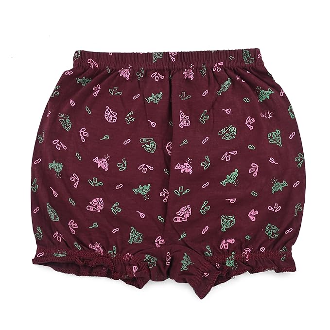 Cotton Printed Multicolor Bloomer Innerwear for Girls Comfortable & Durable Soft Panties Underwear