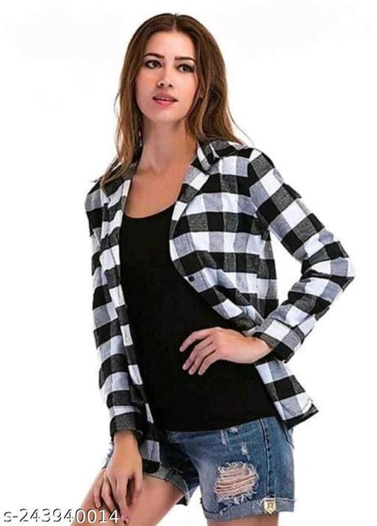 Cotton Womens Shirts (White, S)