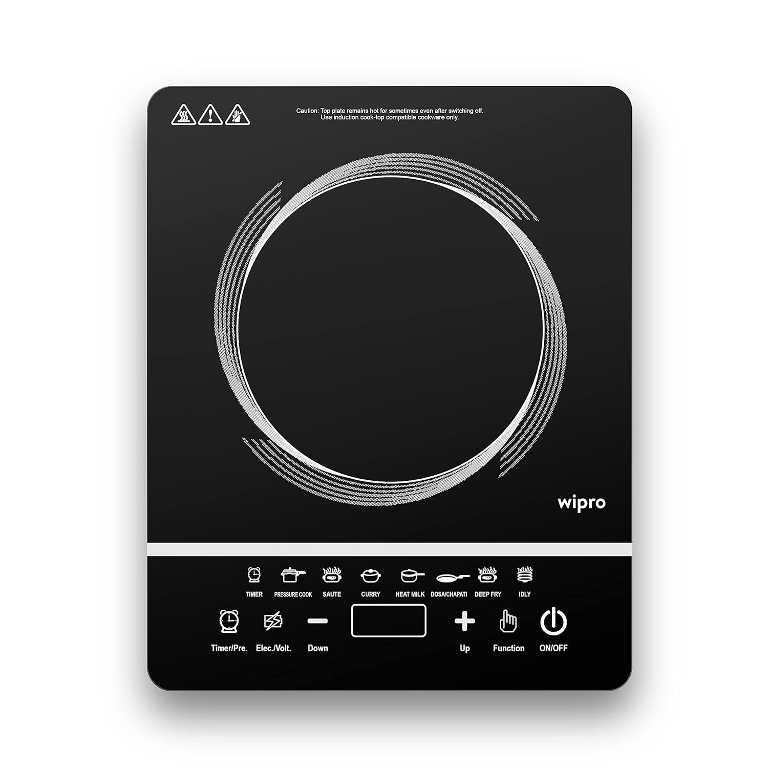 Idcp Panel Wipro by Wipro VC061200 Induction Cooktop??(Black, Touch Panel ...