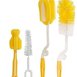 Seasons Bottle Nipple and Straw Cleaning Kit, Multi Color Feeding Bottle Cleaner Brush (Cleaning Brush Kit) (4 in 1 Kit)
