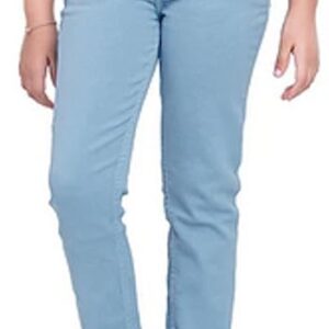 Girls Stretchable Denim Icy Blue Jeans