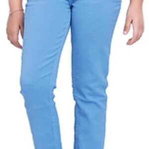 Girls Stretchable Denim Stone Blue Jeans