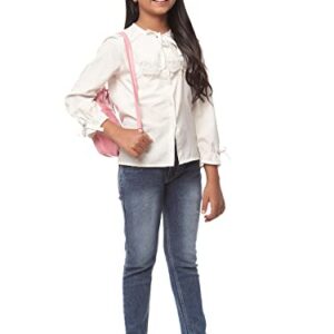 Girls Comfortable Fit Light Black Jeans