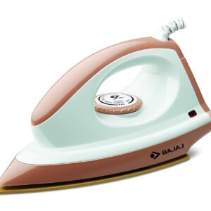 BAJAJ Majesty Canvas Brown 1000 Watts Dry Iron WHITE BROWN 1000 W Dry Iron??(Multicolor)