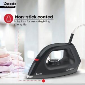 HAVELLS by Havells Dazzle 1100 W Dry Iron??(Black)