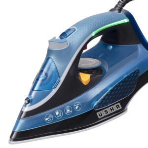 USHA AQUA GLOW SMART STEAM IRON 2000 W Steam Iron??(Blue)