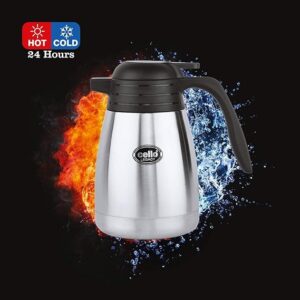 Cello Legacy Vacusteel Flask 1500 ml Flask??(Pack of 1, Silver, Steel)