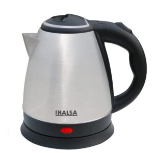 Inalsa Kwik 1.5 Liter with SS Body|Auto Shut Off & Boil Dry Protection |Hot Water Electric Kettle??(1.5 L, Black, Silver)