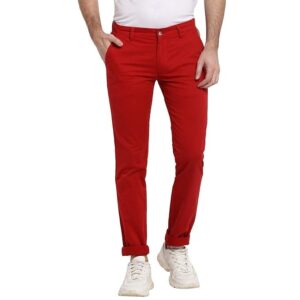 Men's Cotton Casual Chinos Trousers