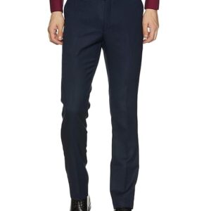 Men's Stretchable Formal Light Navy Pants