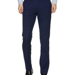 Men's Stretchable Formal Royal Blue Pants