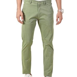 Men Chinos Casual Sage Trousers