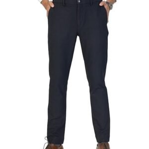 Men Stylish Slim Fit Navy Blue Pants