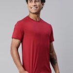 Men Regular Fit Red T-Shirt