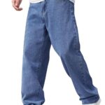 Trendy Blue Men Baggy Regular Fit Jeans