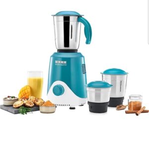 Usha SM500M13 SPEED MASTER HIGH SPEED 500 Mixer 500 Mixer Grinder (3 Jars,Blue)