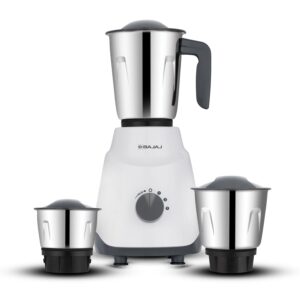 Bajaj 410579 3 500 W Juicer Mixer Grinder (3 Jars,white/grey)
