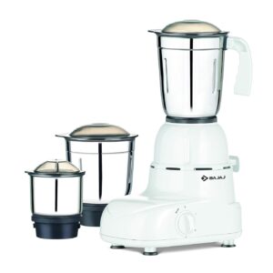 Bajaj GLORY 500 WATT 500 W Mixer Grinder (3 Jars,White)