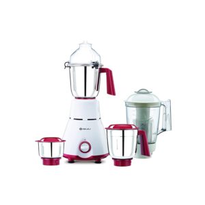 Bajaj 4701 GX 800 W Juicer Mixer Grinder (4 Jars,White,Red)
