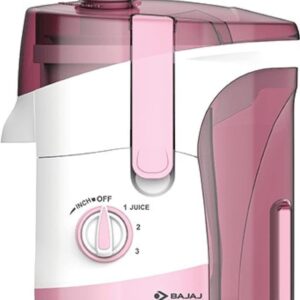 Bajaj JX 30 Juicer Mixer Grinder 500 Watt 500 Juicer Mixer Grinder (3 Jars,Pink,White)
