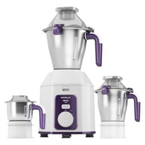 Havells HEXO BLEND 1000 Mixer Grinder (3 Jars,White)